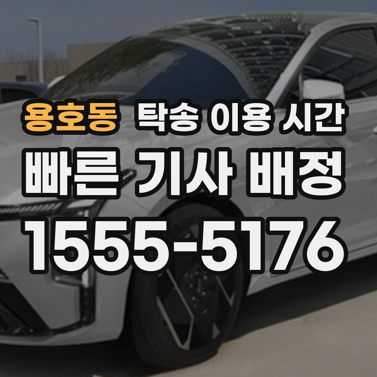 용호동 탁송 이용 시간 주말 접수와 평일 흐름 차이