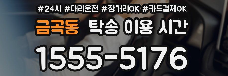 금곡동 탁송 이용 시간