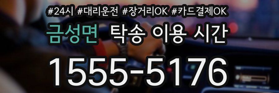 금성면 탁송 이용 시간