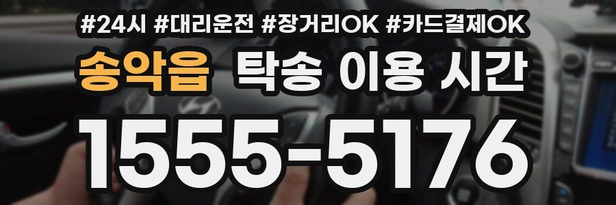 송악읍 탁송 이용 시간