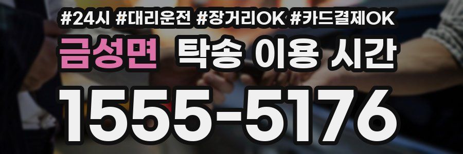 금성면 탁송 이용 시간