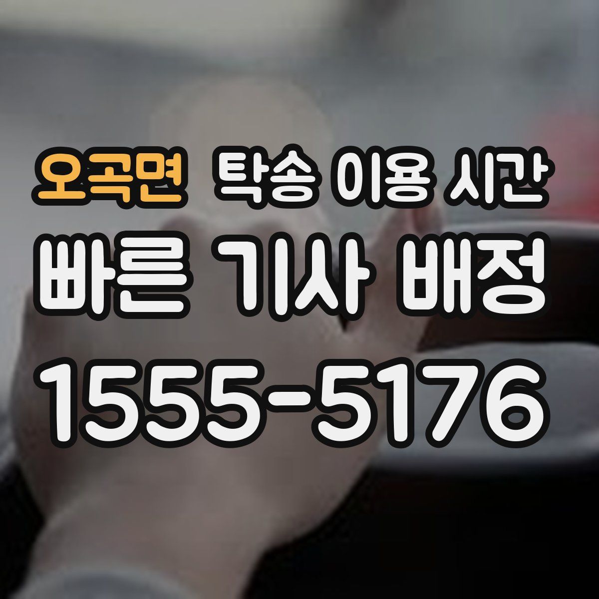 오곡면 탁송 이용 시간
