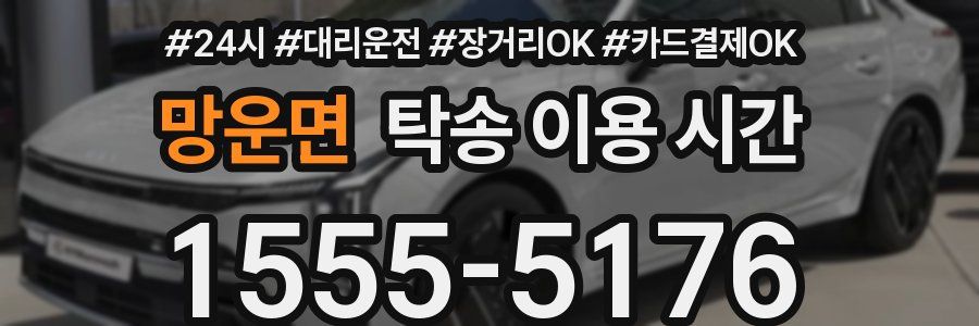 망운면 탁송 이용 시간