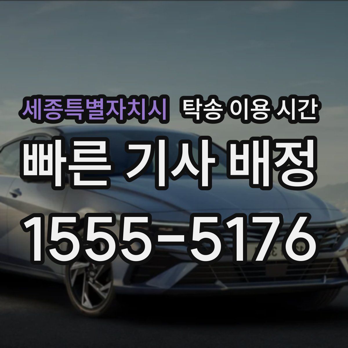 세종특별자치시 탁송 이용 시간
