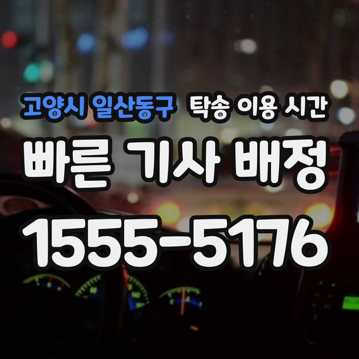 고양시 일산동구 탁송 이용 시간
