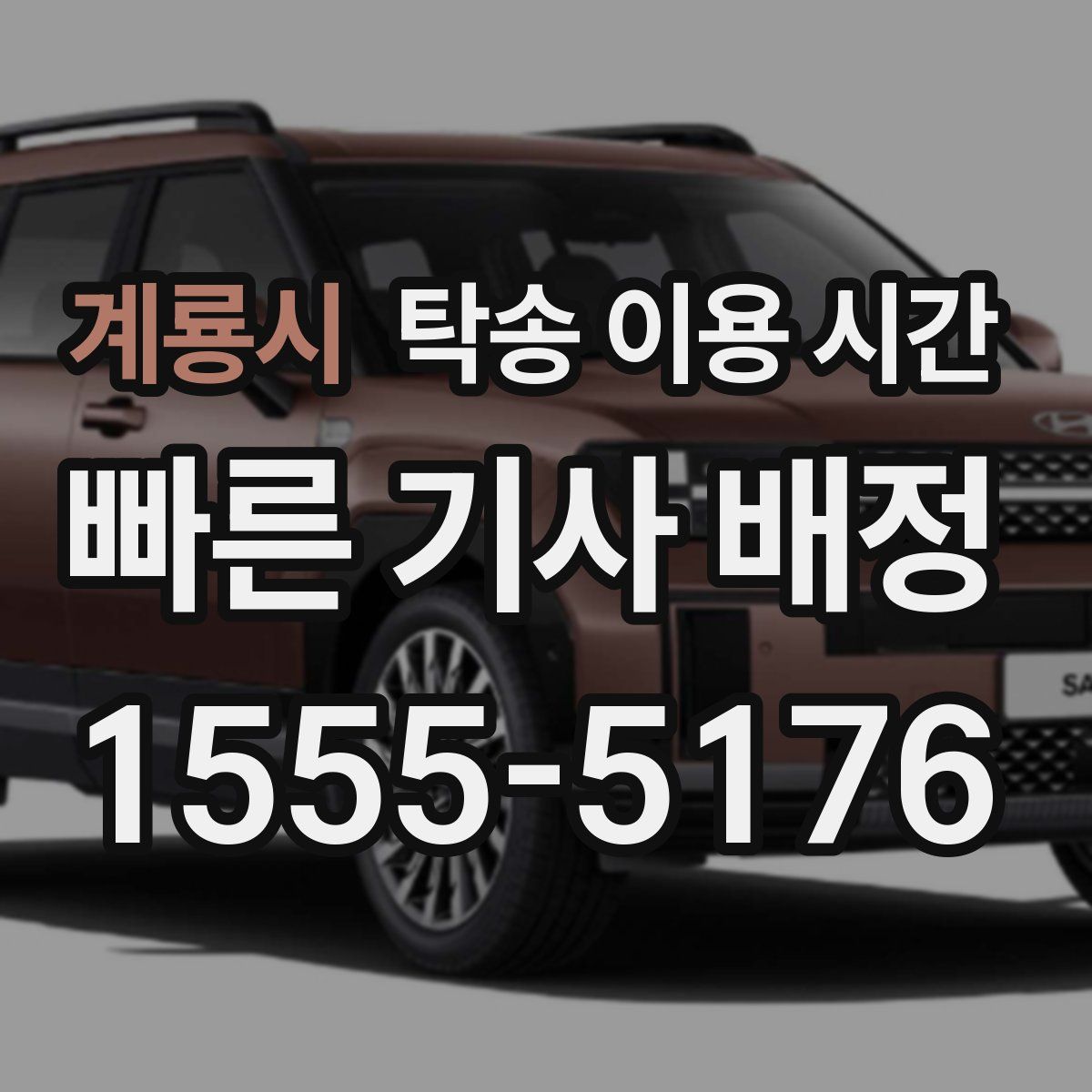 계룡시 탁송 이용 시간