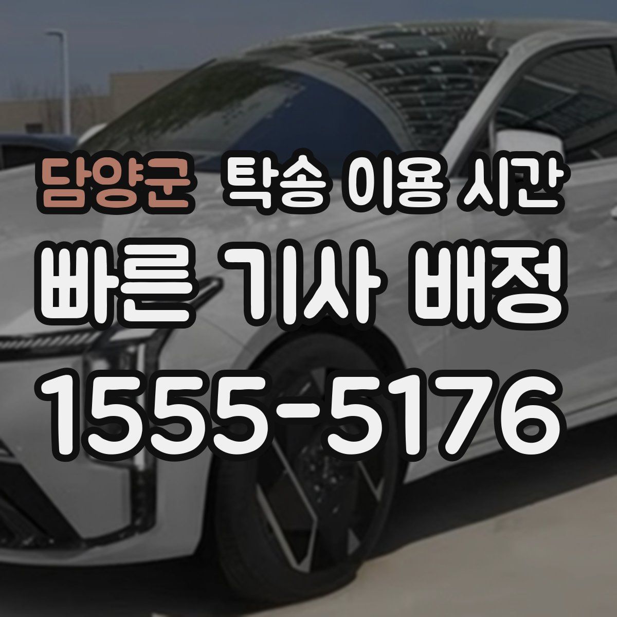 담양군 탁송 이용 시간