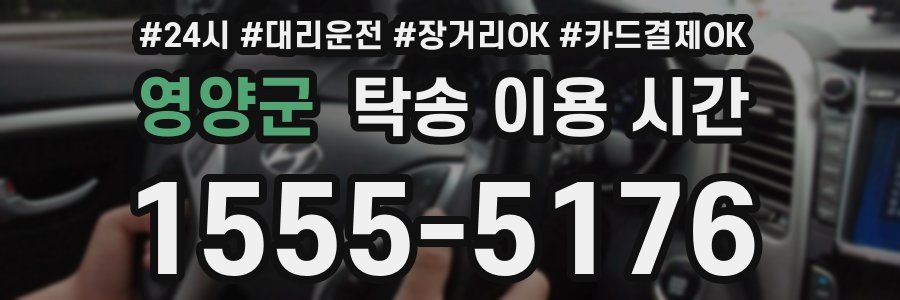 영양군 탁송 이용 시간