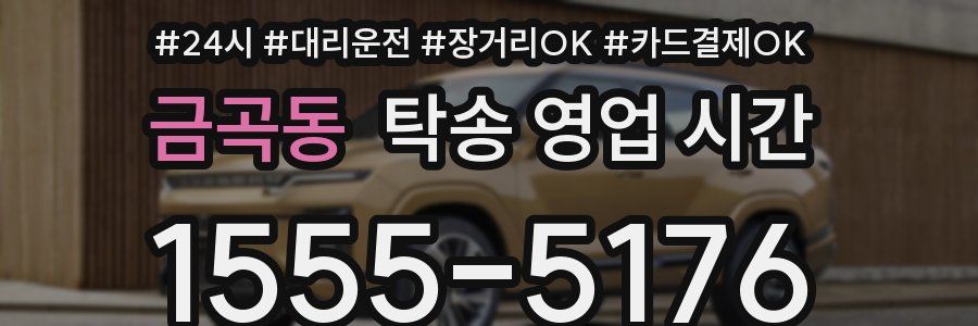 금곡동 탁송 영업 시간