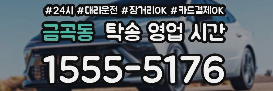 금곡동 탁송 영업 시간