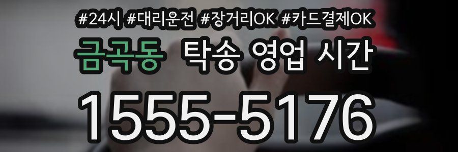 금곡동 탁송 영업 시간