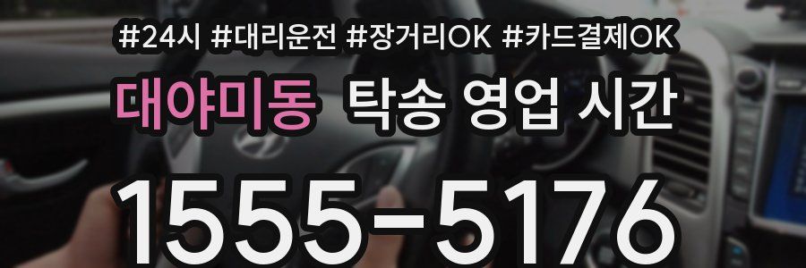 대야미동 탁송 영업 시간