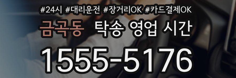 금곡동 탁송 영업 시간