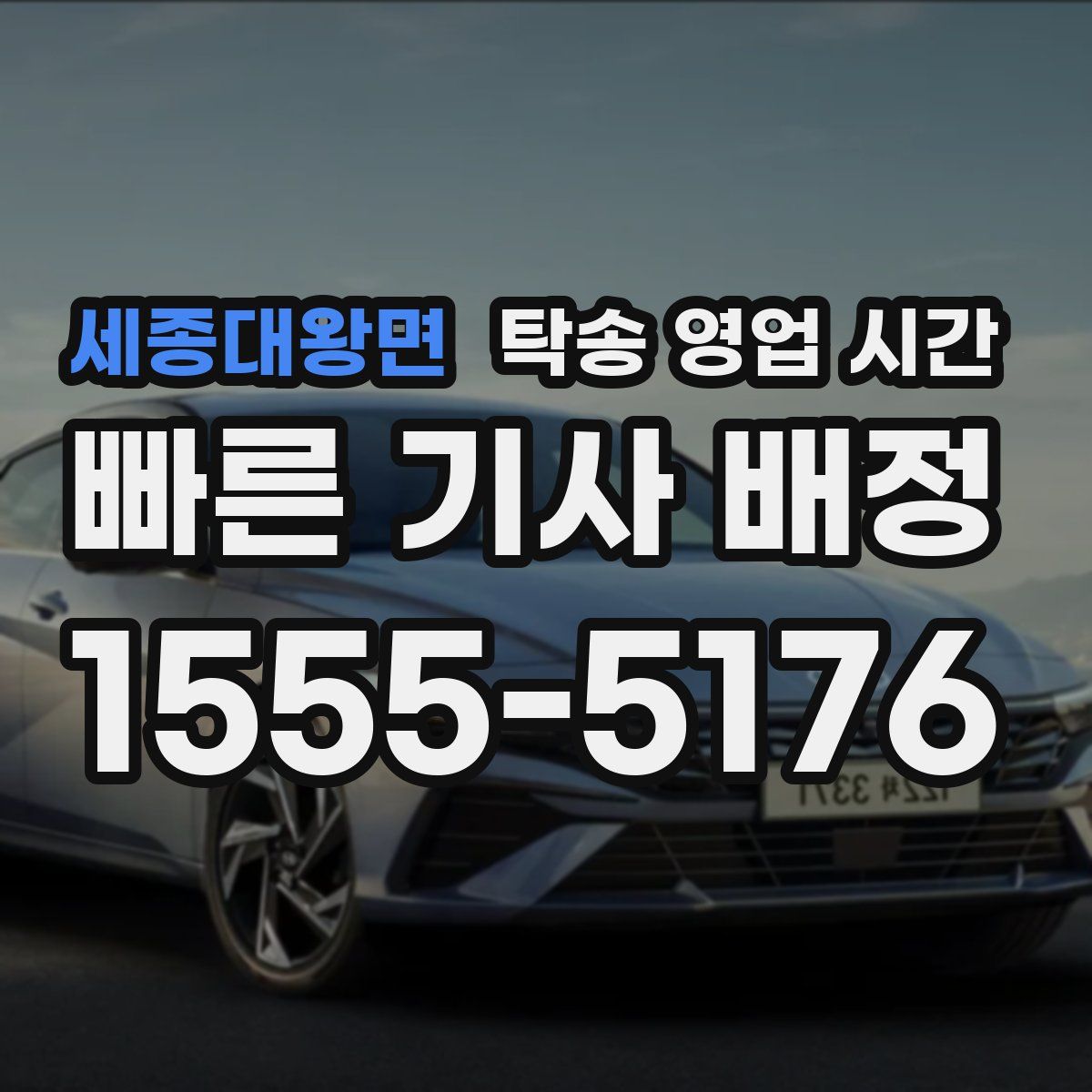 세종대왕면 탁송 영업 시간
