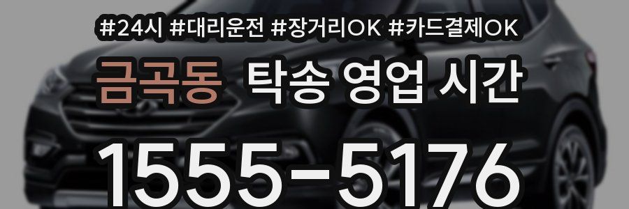 금곡동 탁송 영업 시간