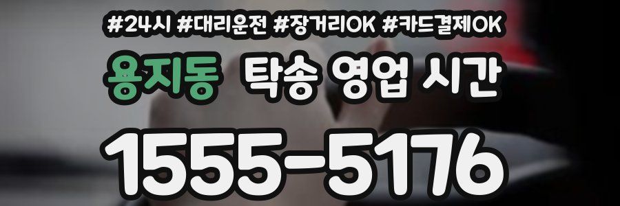 용지동 탁송 영업 시간