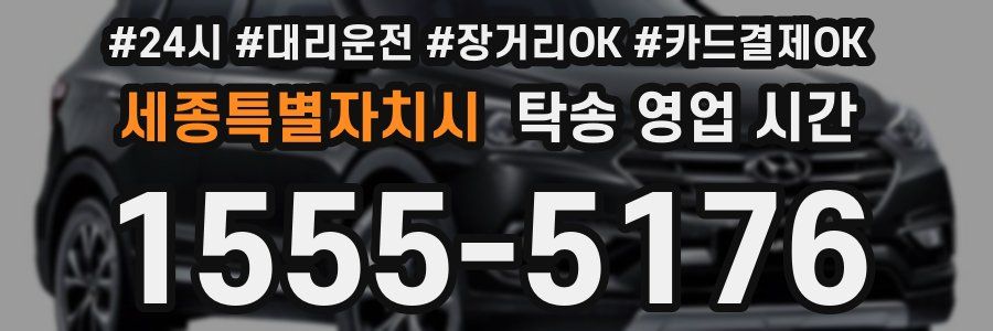 세종특별자치시 탁송 영업 시간