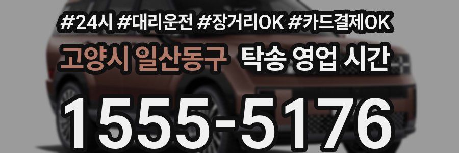 고양시 일산동구 탁송 영업 시간