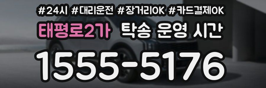 태평로2가 탁송 운영 시간