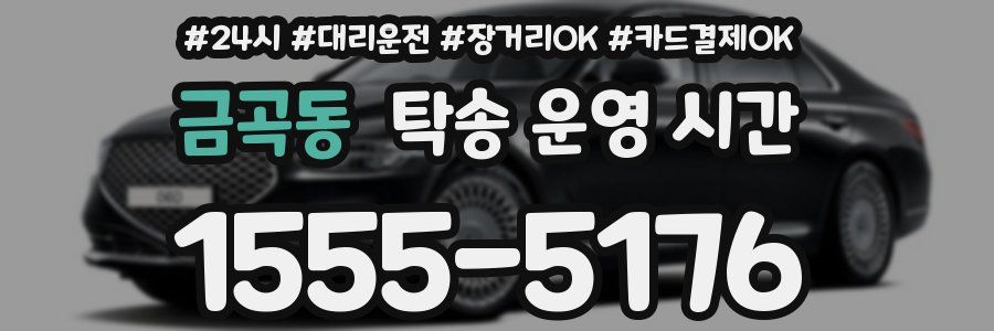 금곡동 탁송 운영 시간