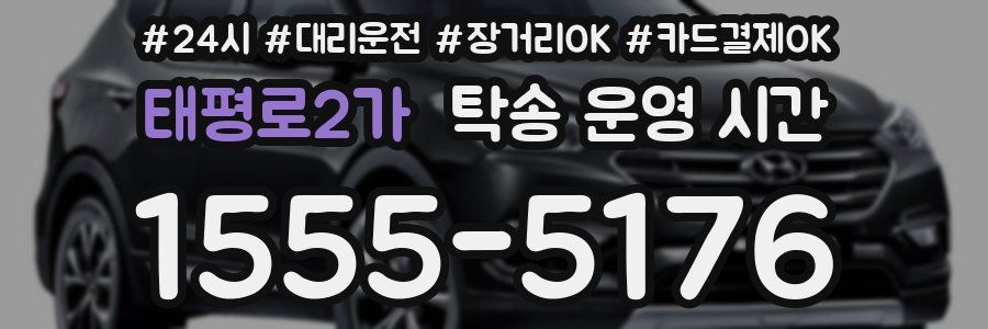 태평로2가 탁송 운영 시간