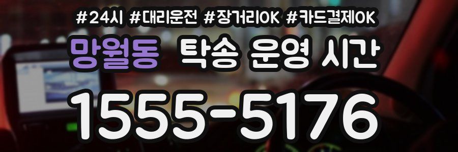 망월동 탁송 운영 시간