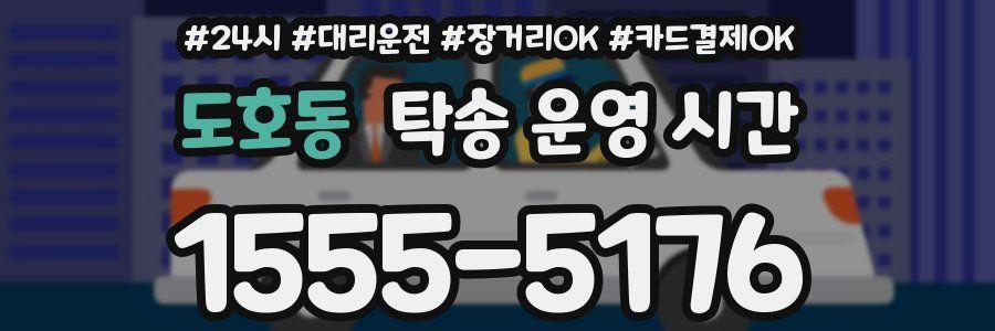 도호동 탁송 운영 시간