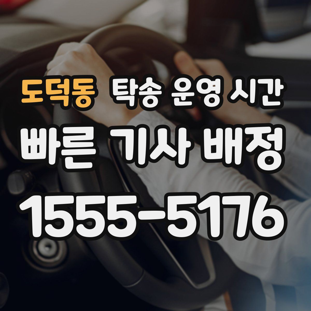 도덕동 탁송 운영 시간