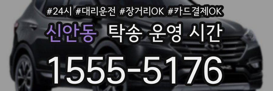 신안동 탁송 운영 시간