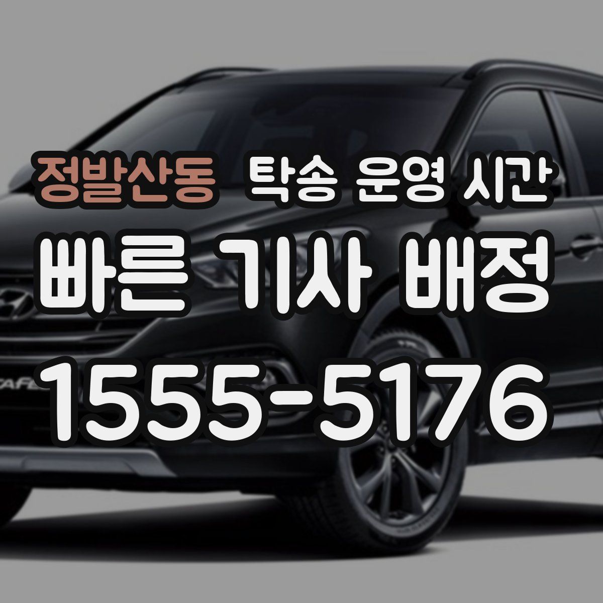 정발산동 탁송 운영 시간