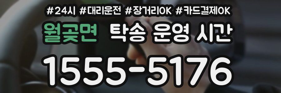월곶면 탁송 운영 시간