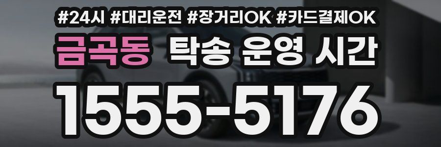 금곡동 탁송 운영 시간