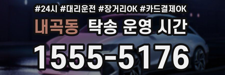 내곡동 탁송 운영 시간