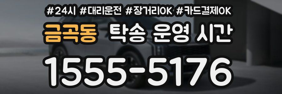 금곡동 탁송 운영 시간