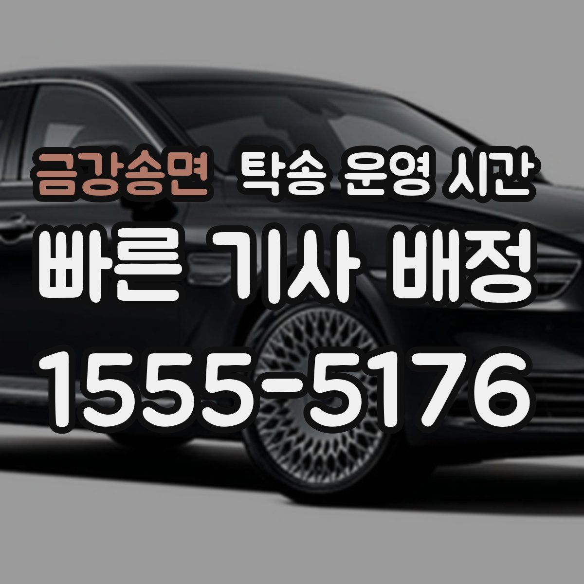 금강송면 탁송 운영 시간