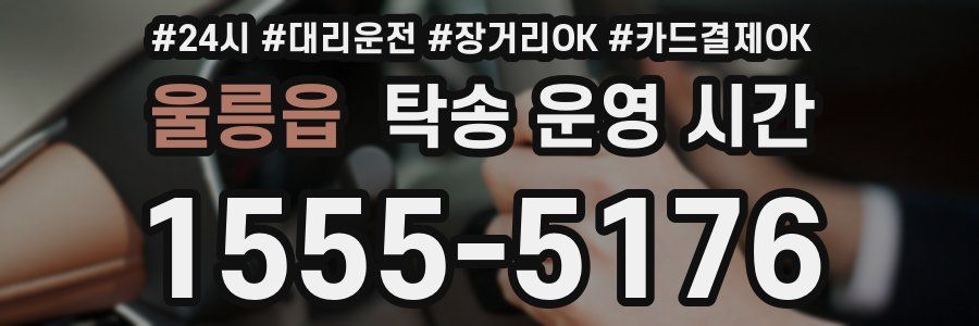 울릉읍 탁송 운영 시간