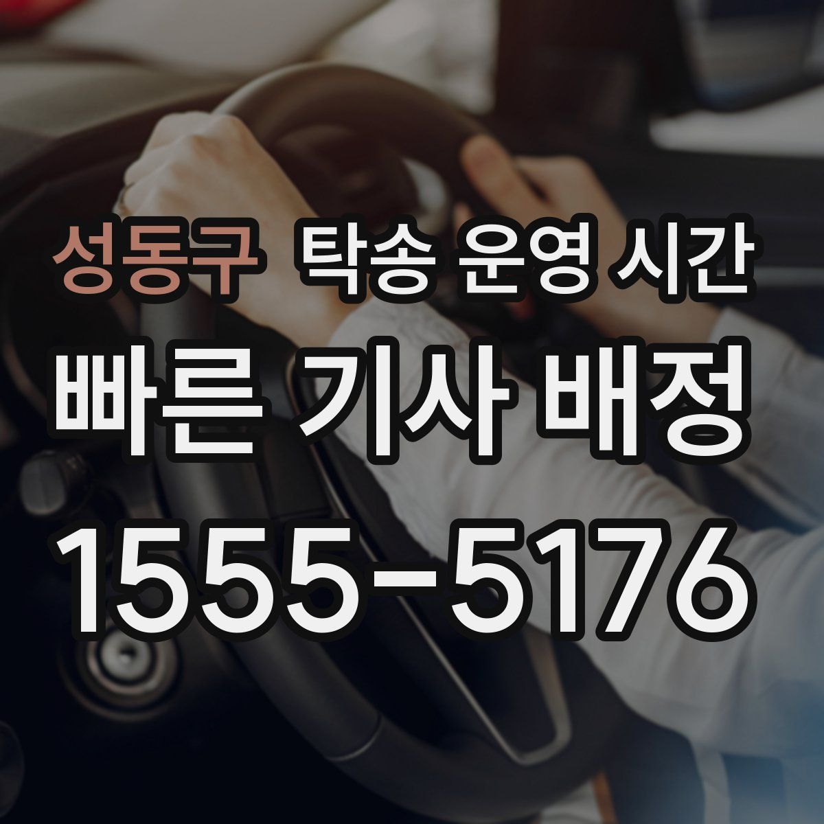 성동구 탁송 운영 시간