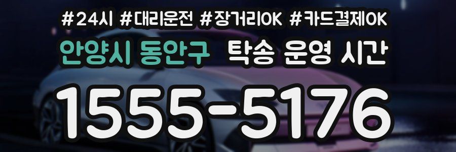 안양시 동안구 탁송 운영 시간