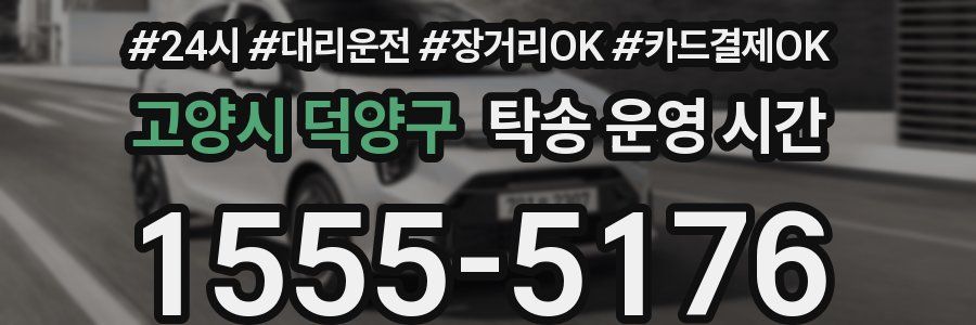 고양시 덕양구 탁송 운영 시간