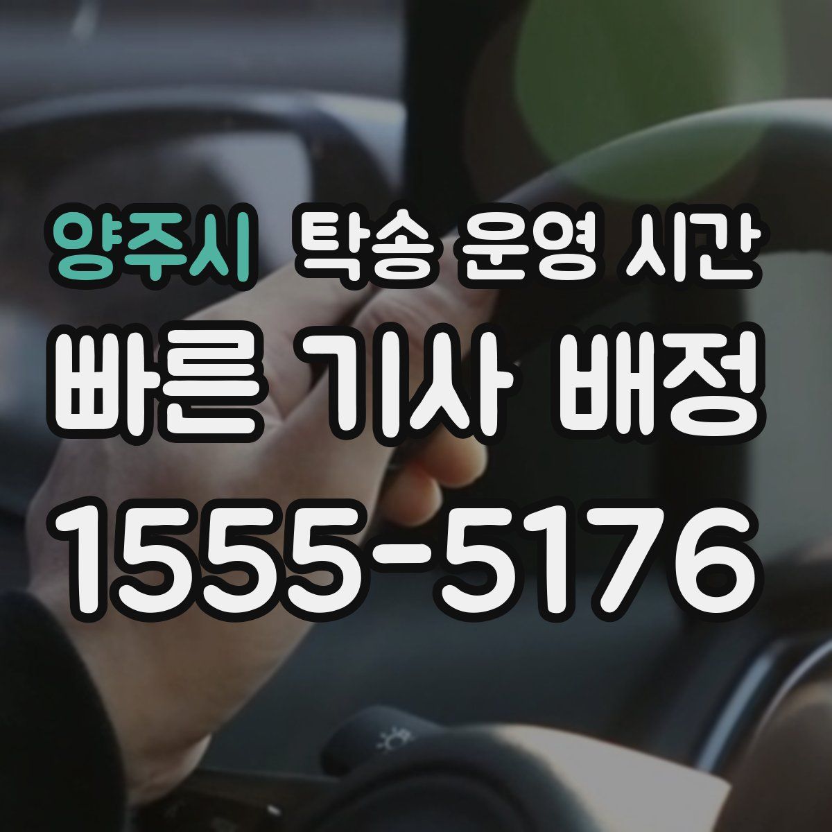 양주시 탁송 운영 시간