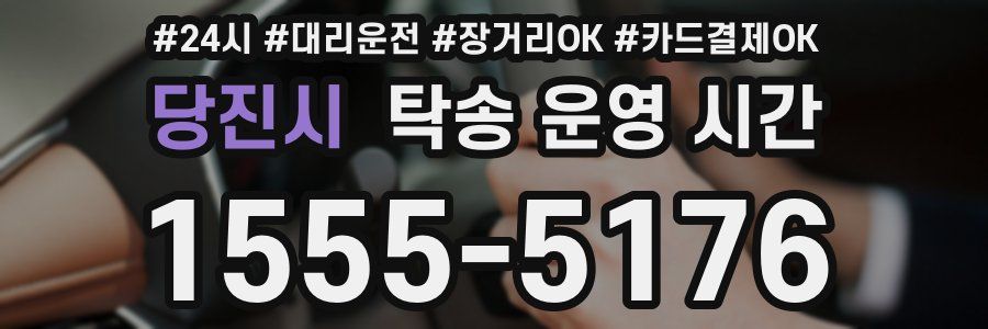 당진시 탁송 운영 시간