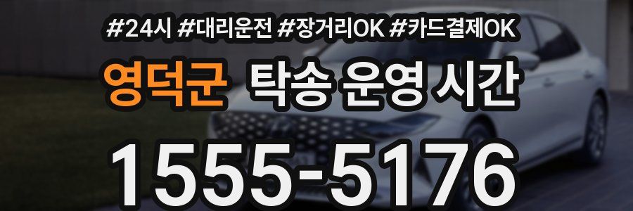 영덕군 탁송 운영 시간