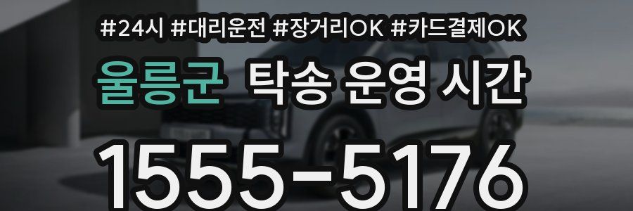 울릉군 탁송 운영 시간