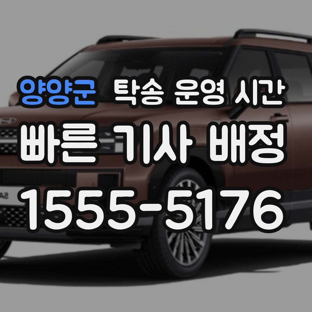 양양군 탁송 운영 시간