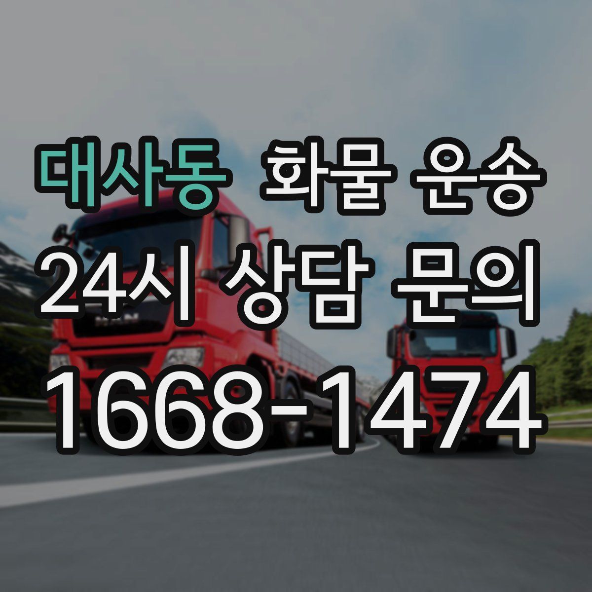 대사동 화물 운송