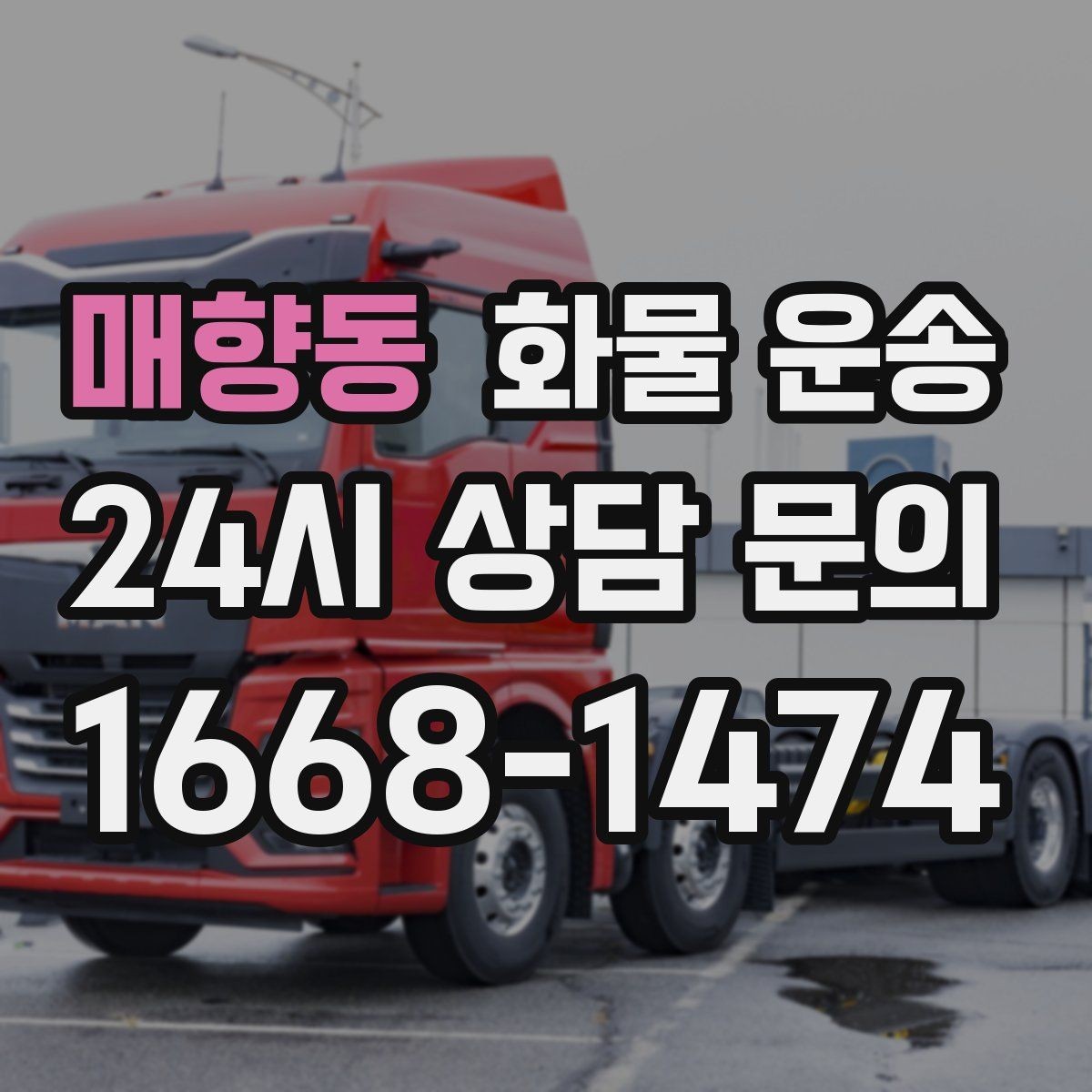 매향동 화물 운송 오늘 바로 보내야 한다면 이렇게 준비하세요