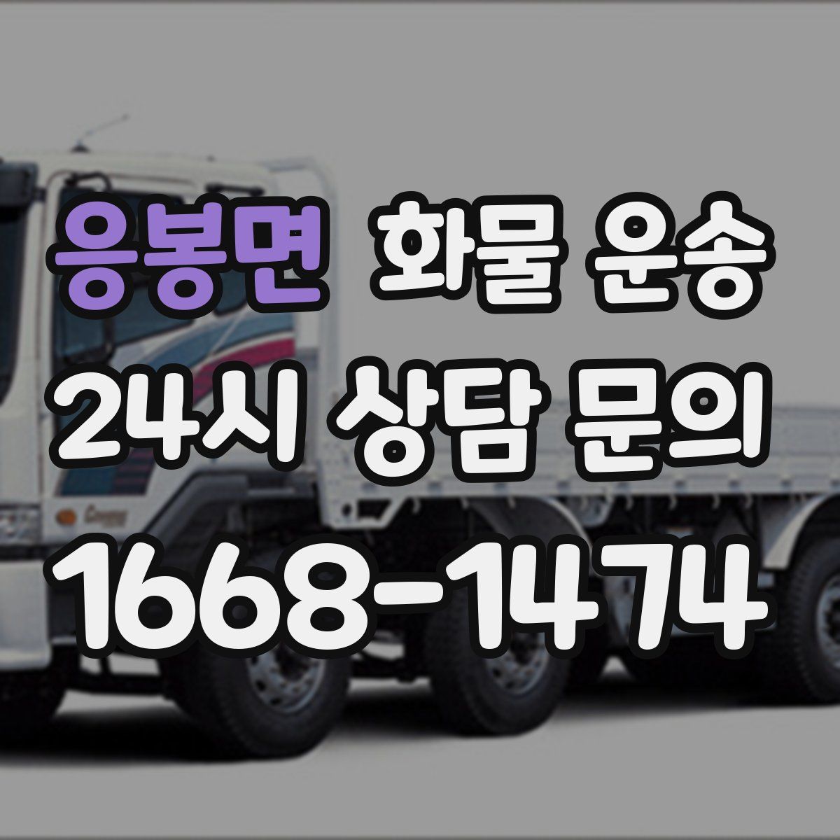 응봉면 화물 운송