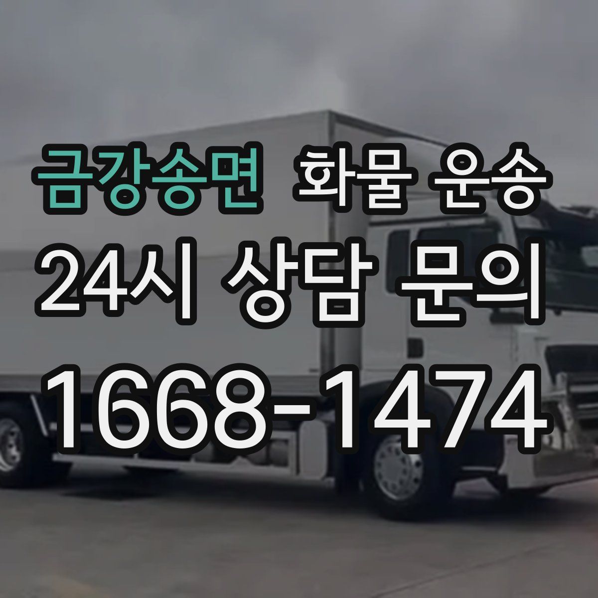 금강송면 화물 운송