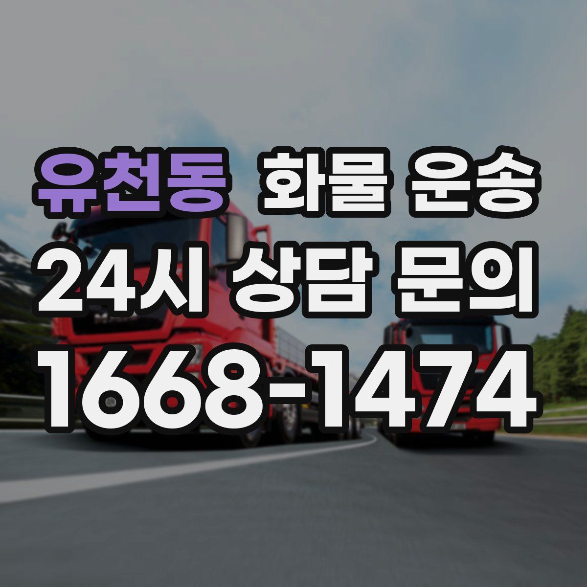 유천동 화물 운송