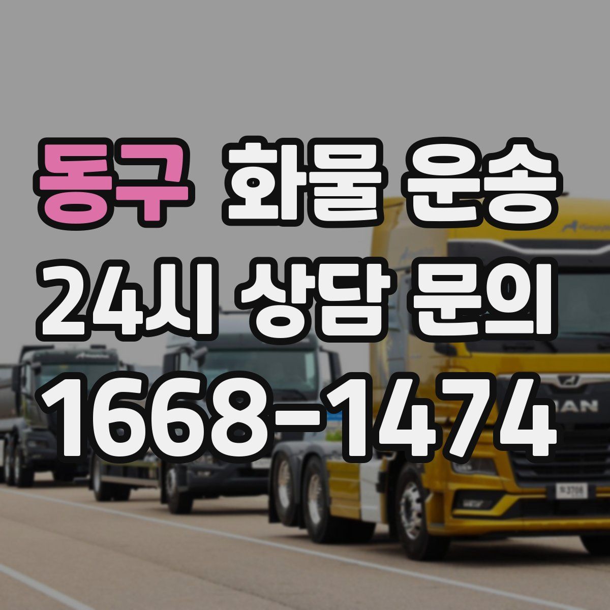 동구 화물 운송